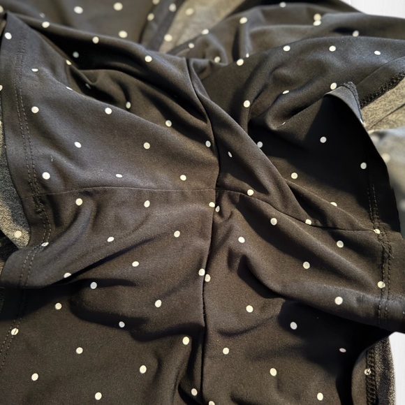 TORRID Studio Knit Flutter Sleeve Romper - Polka Dot - Picture 15 of 16